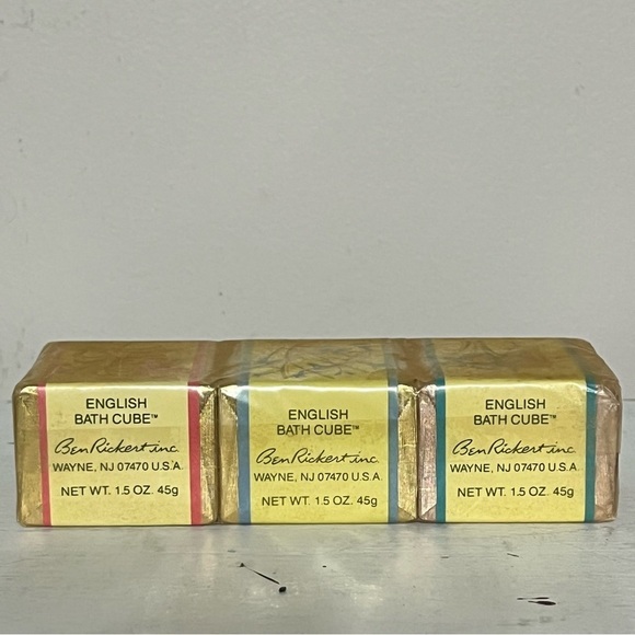 Vintage English Bath Cubes Hampshire Iris, Dover Lavender & Coventry Lily New - Picture 3 of 8